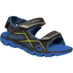 Regatta Kids' Kota Drift Lightweight Sandals - Kid's Nautical Blue Electric Lime Regatta Kids' Kota Drift Lightweight Sandals - Kid's Nautical Blue Electric Lime