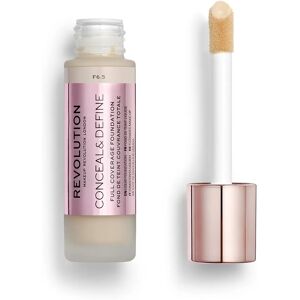 Revolution Makeup, Cover & Define Foundation - Fugtighedsbevarende, Fuld Dækning, Vegansk Revolution Makeup, Cover & Define Foundation - Fugtighedsbevarende, Fuld Dækning, Vegansk
