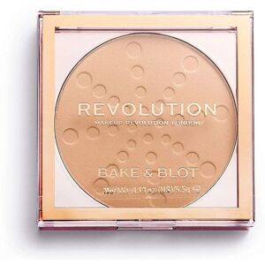 Makeup Revolution Bake & Blot Kompaktpudder - Beige - Make-up Makeup Revolution Bake & Blot Kompaktpudder - Beige - Make-up