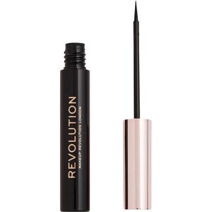 Makeup Revolution Super Flick Eyeliner - Black - 4.5 ml - Eyeliner Makeup Revolution Super Flick Eyeliner - Black - 4.5 ml - Eyeliner