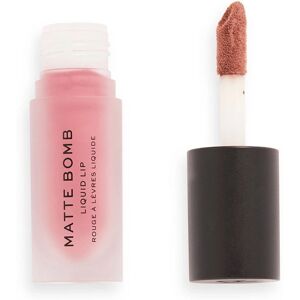 Revolution Maquillaje Matte Bomb Barra de Labios - Marrón Delicado - Pintalabios Líquido Revolution Maquillaje Matte Bomb Barra de Labios - Marrón Delicado - Pintalabios Líquido