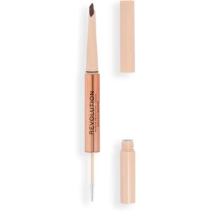 Makeup Revolution Fluffy Brow Filter Duo - Medium Brown - Eyebrow Pencil Makeup Revolution Fluffy Brow Filter Duo - Medium Brown - Eyebrow Pencil