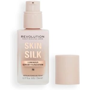 Makeup Revolution Skin Silk Serum Foundation - F8 - Light Illuminating - Foundation Makeup Revolution Skin Silk Serum Foundation - F8 - Light Illuminating - Foundation