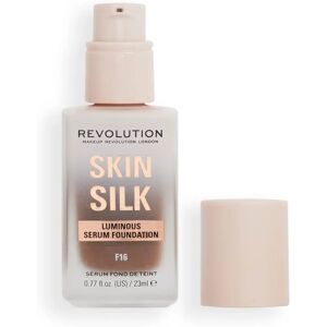 Makeup Revolution F16 Skin Silk Serum Foundation - Foundation Makeup Revolution F16 Skin Silk Serum Foundation - Foundation