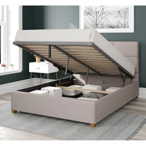 Aspire Caine - Caine - Off White - Eire Linen Fabric - Bed Aspire Caine - Caine - Off White - Eire Linen Fabric - Bed
