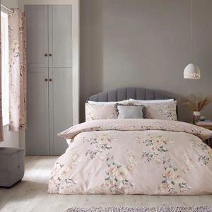 Catherine Lansfield Canterbury Blush Floral Duvet Set - Duvet Set Catherine Lansfield Canterbury Blush Floral Duvet Set - Duvet Set