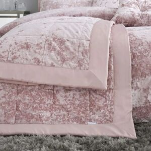 Catherine Lansfield Blush Velvet Bedspread - Bedspread Catherine Lansfield Blush Velvet Bedspread - Bedspread