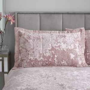 Catherine Lansfield Pink Velvet Pillowsham - Pillowsham - Bedroom Decor Catherine Lansfield Pink Velvet Pillowsham - Pillowsham - Bedroom Decor