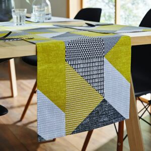Catherine Lansfield Larsson Geo Ochre Yellow 33x220 cm Table Runner Catherine Lansfield Larsson Geo Ochre Yellow 33x220 cm Table Runner