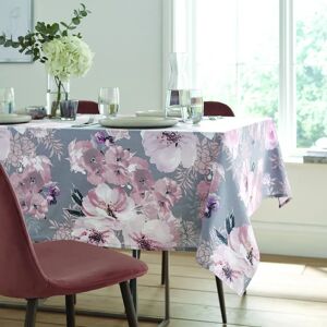 Catherine Lansfield Floral Table Cloth - 137x229cm - Grey Catherine Lansfield Floral Table Cloth - 137x229cm - Grey