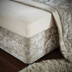 Catherine Lansfield Double Crushed Velvet Divan Base Wrap - Bedding Accessory Catherine Lansfield Double Crushed Velvet Divan Base Wrap - Bedding Accessory