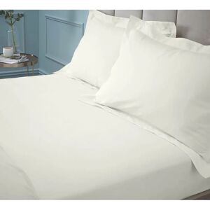Bianca 180 Thread Count Egyptian Cotton Cream Fitted Sheet - Fitted Sheet Bianca 180 Thread Count Egyptian Cotton Cream Fitted Sheet - Fitted Sheet