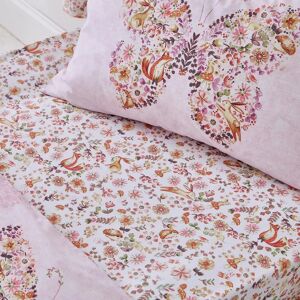 Catherine Lansfield Enchanted Butterfly Pink Fitted Sheet - Bed Linen Catherine Lansfield Enchanted Butterfly Pink Fitted Sheet - Bed Linen