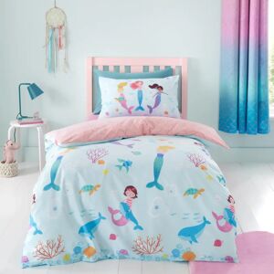 Catherine Lansfield Mermaid Blue Bedding Set - Duvet Cover Catherine Lansfield Mermaid Blue Bedding Set - Duvet Cover