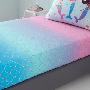 Catherine Lansfield Mermaid Pink Fitted Sheet - Bed Linen Catherine Lansfield Mermaid Pink Fitted Sheet - Bed Linen