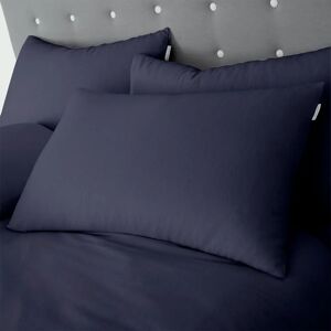 Catherine Lansfield Navy Cotton Pillowcase Set - Pillowcase, 2 pcs, Standard Catherine Lansfield Navy Cotton Pillowcase Set - Pillowcase, 2 pcs, Standard