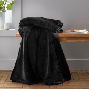 Catherine Lansfield Black Raschel Velvet Throw - Throw Catherine Lansfield Black Raschel Velvet Throw - Throw