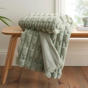 Bianca Carved Faux Fur Green Blanket Throw - Blanket Throw Bianca Carved Faux Fur Green Blanket Throw - Blanket Throw