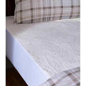 Catherine Lansfield Cream Thermal Fleece Fitted Under Blanket - Under Blanket Catherine Lansfield Cream Thermal Fleece Fitted Under Blanket - Under Blanket