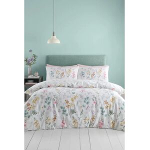 Catherine Lansfield Emilia Bloemen Duvet Cover Bedding Set Wit Groen - Bedding Set Catherine Lansfield Emilia Bloemen Duvet Cover Bedding Set Wit Groen - Bedding Set