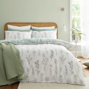 Bianca Wild Flowers Cotton Bedding Set - Green Bianca Wild Flowers Cotton Bedding Set - Green
