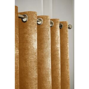 Hyperion Selene Amber Gold Heavy Chenille Curtain - Curtains Hyperion Selene Amber Gold Heavy Chenille Curtain - Curtains