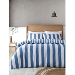 Catherine Lansfield Cove Stripe Reversible Duvet Cover - Bedding Set Catherine Lansfield Cove Stripe Reversible Duvet Cover - Bedding Set