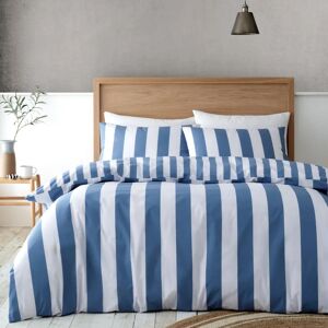 Catherine Lansfield Cove Stripe Reversible Duvet Cover - Bedding Set Catherine Lansfield Cove Stripe Reversible Duvet Cover - Bedding Set