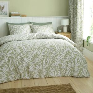 Catherine Lansfield Sorrel Leaf Reversible Duvet Cover Bedding Set - Bedding Set Catherine Lansfield Sorrel Leaf Reversible Duvet Cover Bedding Set - Bedding Set