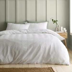 Catherine Lansfield Heatset Wave Duvet Cover Bedding Set - Duvet Cover Bedding Set Catherine Lansfield Heatset Wave Duvet Cover Bedding Set - Duvet Cover Bedding Set
