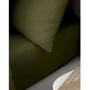 Catherine Lansfield Sábana ajustable de algodón cepillado verde - Ropa de cama Catherine Lansfield Sábana ajustable de algodón cepillado verde - Ropa de cama