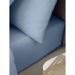 Catherine Lansfield Blue Brushed Cotton Fitted Sheet - Bed Linen Catherine Lansfield Blue Brushed Cotton Fitted Sheet - Bed Linen
