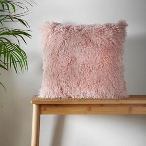 Catherine Lansfield Cuddly Faux Fur Blush Pink Cushion - Cushion Catherine Lansfield Cuddly Faux Fur Blush Pink Cushion - Cushion