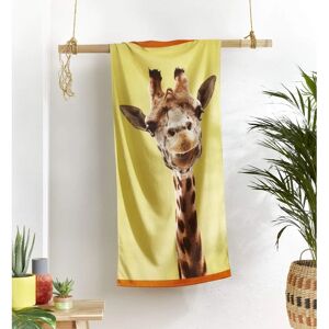Catherine Lansfield Giraffe Beach Towel - 76x160 cm - Yellow - Beach Towel Catherine Lansfield Giraffe Beach Towel - 76x160 cm - Yellow - Beach Towel