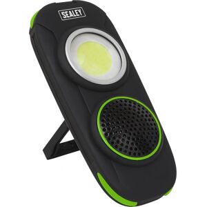 Sealey Led50ws Rechargeable Torch - Wireless Speaker - 10W COB LED Sealey Led50ws Rechargeable Torch - Wireless Speaker - 10W COB LED