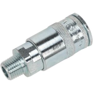 Sealey Acp16 - Male 1/4" BSPT Coupling Body - Pack of 5 Sealey Acp16 - Male 1/4" BSPT Coupling Body - Pack of 5