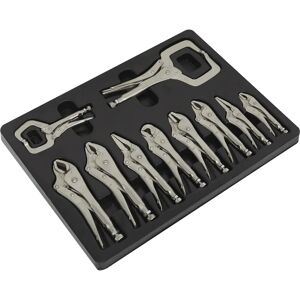 Sealey AK6800 Locking Pliers Set - Industrial Quality Sealey AK6800 Locking Pliers Set - Industrial Quality