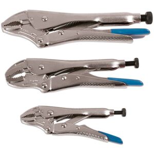 Laser 7053 3-Piece Locking Grip Wrench Set - Pliers Laser 7053 3-Piece Locking Grip Wrench Set - Pliers