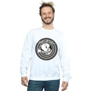 Looney Tunes Porky Pig Sweatshirt - Herren Weiß Groß Looney Tunes Porky Pig Sweatshirt - Herren Weiß Groß