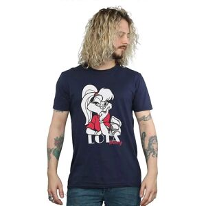 Looney Tunes Herren Klassischer Lola Bunny Baumwoll T-Shirt - Blau - T-Shirt Looney Tunes Herren Klassischer Lola Bunny Baumwoll T-Shirt - Blau - T-Shirt