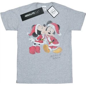 Disney Mickey Minnie Christmas Kiss Cotton T-shirt - T-shirt Disney Mickey Minnie Christmas Kiss Cotton T-shirt - T-shirt