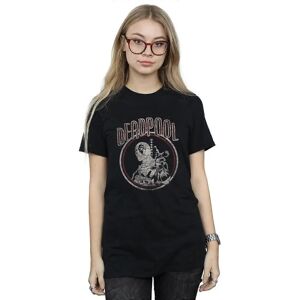 Marvel Deadpool Vintage Circle Boyfriend Fit T-Shirt - T-Shirt Marvel Deadpool Vintage Circle Boyfriend Fit T-Shirt - T-Shirt