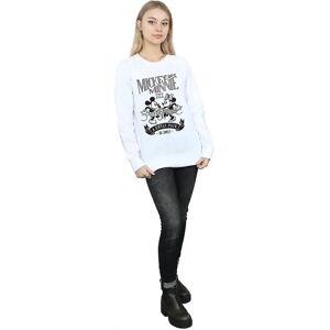 Disney Mickey Minnie Sweatshirt - Zware Katoen Navy Blauw Disney Mickey Minnie Sweatshirt - Zware Katoen Navy Blauw