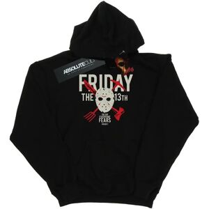 Absolute Cult Freitag 13. Männer Kapuzenpullover Schwarz - Hoodies Absolute Cult Freitag 13. Männer Kapuzenpullover Schwarz - Hoodies