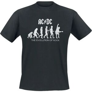 AC/DC Evolution Of Rock - Kurzes T-Shirt - Herren - Schwarz AC/DC Evolution Of Rock - Kurzes T-Shirt - Herren - Schwarz