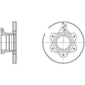 BLUE PRINT ADBP430014 Ventilated Brake Disc - Rear Mercedes-Benz Vario BLUE PRINT ADBP430014 Ventilated Brake Disc - Rear Mercedes-Benz Vario