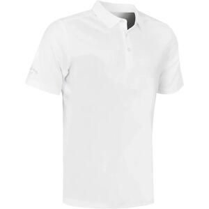 Callaway Golf Modèle 2025 Blanc Brillant Polo à Séchage Rapide - Publicité Callaway Golf Modèle 2025 Blanc Brillant Polo à Séchage Rapide - Publicité
