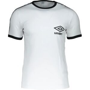Umbro Wit Katoenen Ringer T-Shirt - Casual Sporttop Umbro Wit Katoenen Ringer T-Shirt - Casual Sporttop