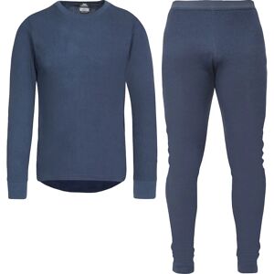 Trespass Mens Unisex Mystery Thermal Baselayer Set - Navy - S Trespass Mens Unisex Mystery Thermal Baselayer Set - Navy - S