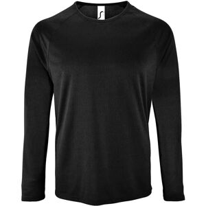 SOLS Heren Sportieve Lange Mouw Prestatie T-Shirt - T-Shirt SOLS Heren Sportieve Lange Mouw Prestatie T-Shirt - T-Shirt